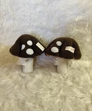 2 Target Bullseye Playground Sherpa Mushroom Shape Novelty Pillows Fall 2025 NWT